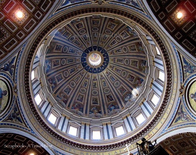 The dome of St Peter's Basilica Vatican City