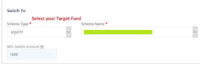 SBI Mutual Fund Switch