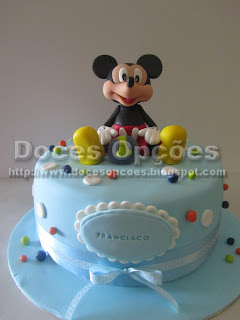 bolo aniversário personalizado mickey