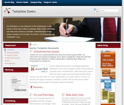 Themza j15_32 (Corporate Vision) - шаблон для Joomla 1.5