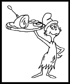 kids coloring pages, dr.seuss coloring pages