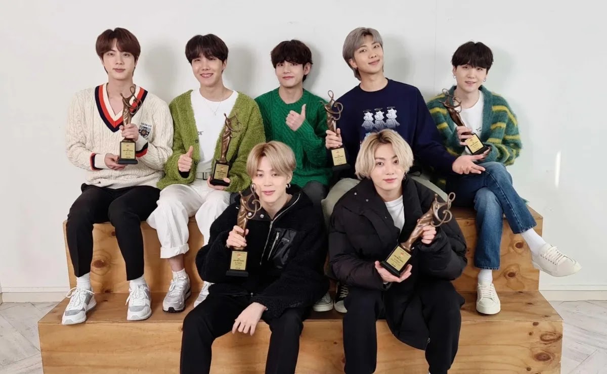 BTS es uno de los artistas más premiados en Seoul Music Awards