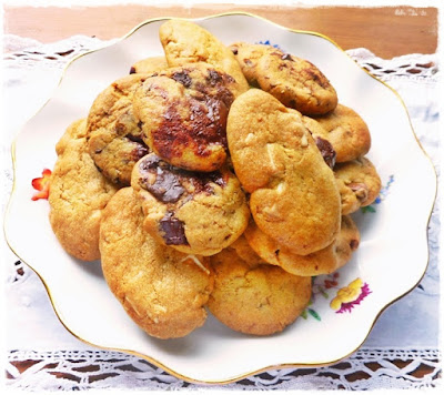 plate of homemade cookies