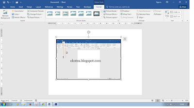 Cara mudah memasukan gambar / image ke word
