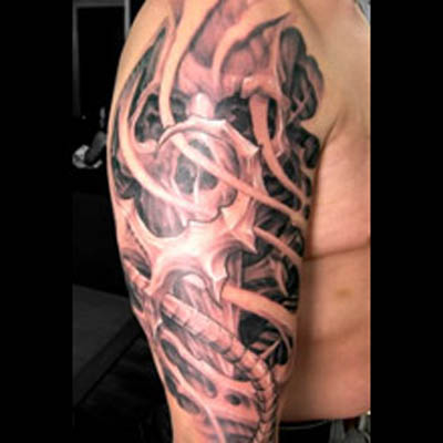 BioMechanical Tattoo Pictures Gallery
