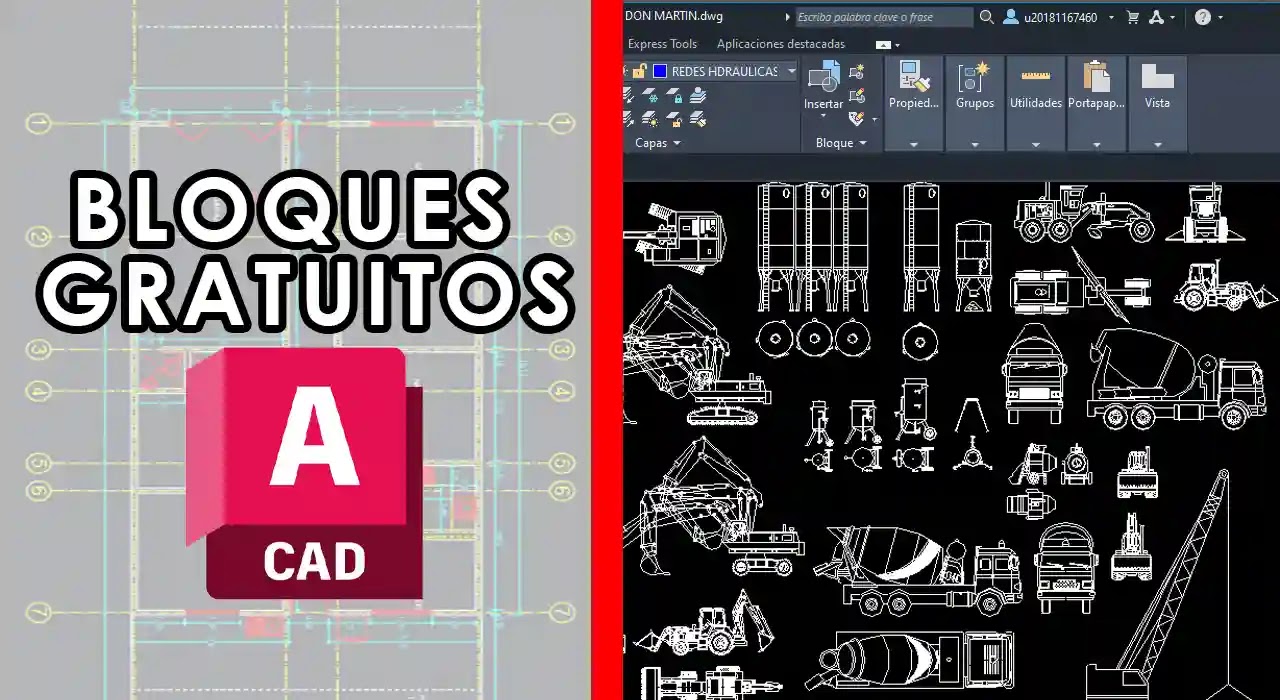 como descarga bloques gratuitos de AutoCAD