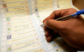 Iraqi ballot - click for larger image