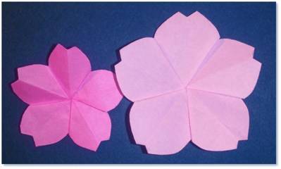 Cara Membuat Bunga  Sakura  Dari Kertas Origami  Yang Mudah 