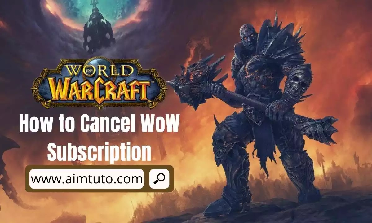 how to cancel wow subscription