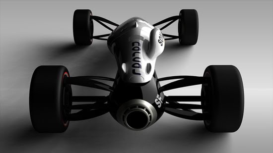 jet car 3d concept car design 2