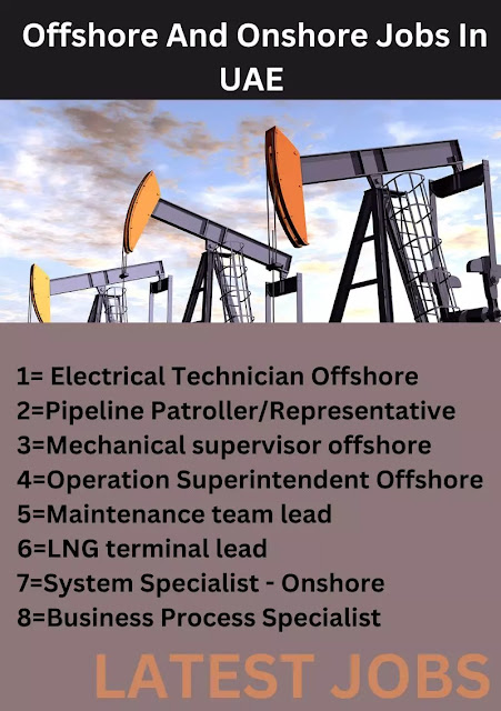 Offshore And Onshore Jobs In UAE