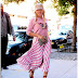 Photos: Beyonce Dazzles In Pink As She Steps Out To Visit Her Mum