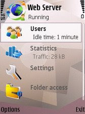 MobileWebServer beta v1.0 - Symbian Softwares Review