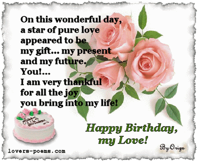 Happy Birthday Love Happy Birthday Love