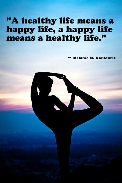 Positive & Inspirational Quotes: Healthy Life ~ Happy Life.