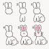 Learn to draw  a rabbit for kids 