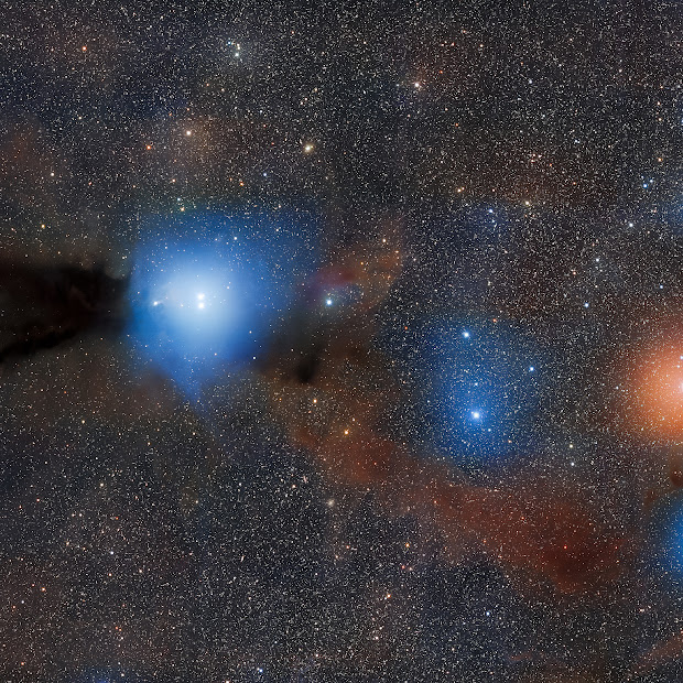 Reflection Nebula Bernes 149 in Absorption Nebula Lupus 3