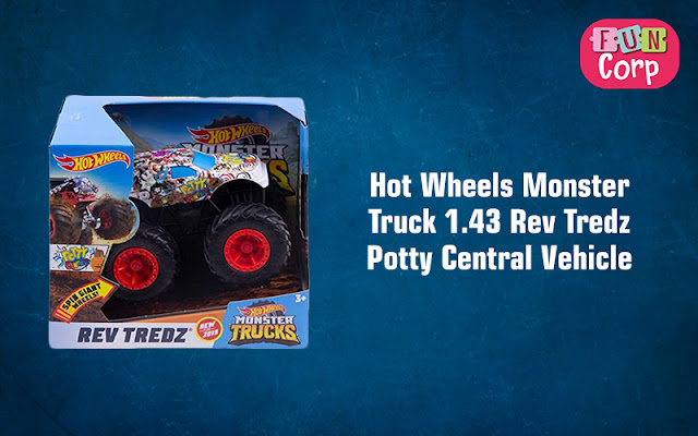 Hot Wheels Monster Truck 1.43 Rev Tredz Potty Central Vehicle: