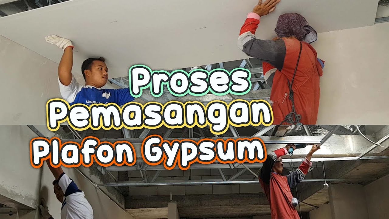 Urutan Cara Pasang Plafon Gypsum Yang Tepat & Kuat - BangIzalToy.Com