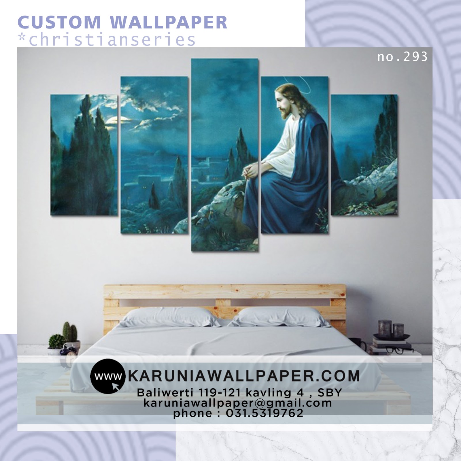 jual wallpaper custom kristen katolik
