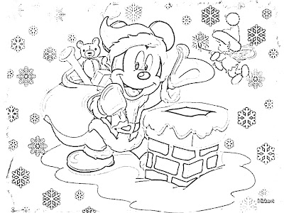 Coloring Pages Christmas Disney >> Disney Coloring Pages