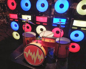 Animal's drum set Muppets Most Wanted props