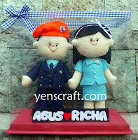 Boneka Couple Persit