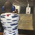 Baddest!!!! Photo of Davido learning how to shoot