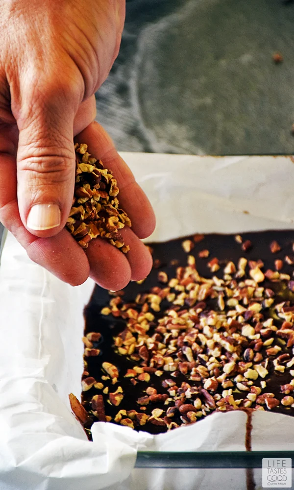 Nut topping for Salted Chocolate Caramel Bars