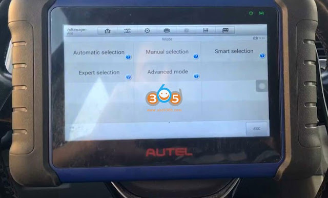 Add VW Golf7 MQB48 Key with Autel IM508 1