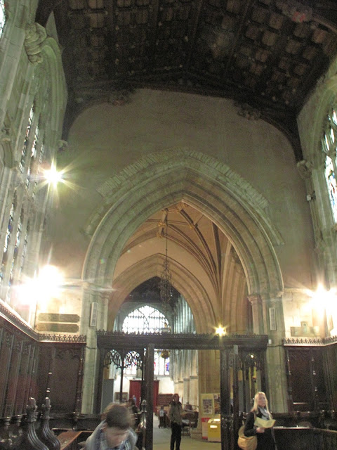 The inside of Holy Trinity Church.