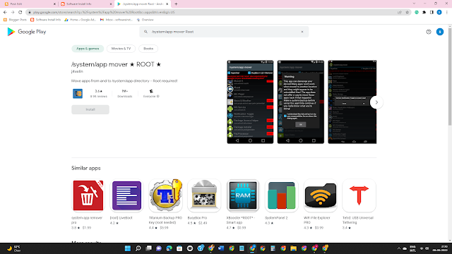 /system/app mover Root
