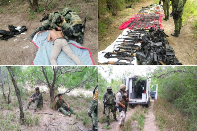 Duro golpe a El Mencho y su CJNG en su tierra, Militares rescatan a 18 personas que habían reclutado a la fuerza y les tumban arsenal