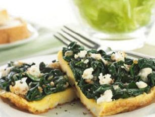 Feta and Spinach Omelette Recipe