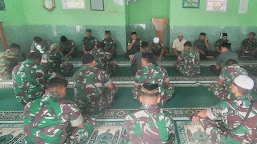 Peringati Hari Juang Kartika TNI AD, Anggota Kodim 0823 Situbondo Gelar Tahlil dan Doa Bersama