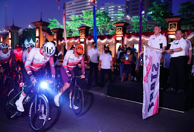 Kegiatan pemecahan rekor MURI bersepeda ini masih dalam satu rangkaian dalam menyambut Hari Bhayangkara ke-76 yang jatuh pada tanggal 1 Juli 2022 mendatang.