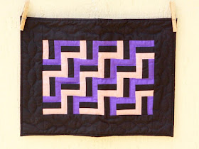 Amish doll quilt