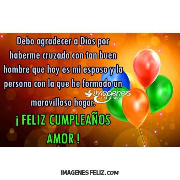 Feliz Cumpleaños Esposo