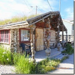 Interesting cabin on Front Street