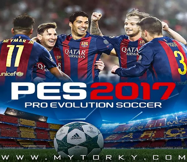 تحميل لعبة بيس 2017 PES للكمبيوتر من ميديا فاير مضغوطة مجانا