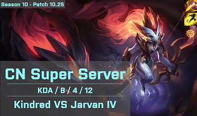 Kindred JG vs Jarvan - CN Super Server 10.25