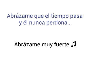Juan Gabriel Abrázame Muy Fuerte significado de la canción.