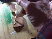 Gluing the squares together