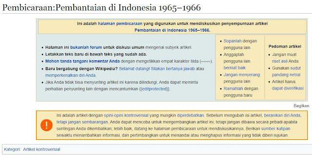 Ini Isi Artikel Tentang PKI di Wikipedia Yang Dipermasalahkan Netizen