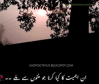 One line Poetry in Urdu Copy paste