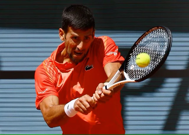 Djokovic durante o jogo contra Kovacevic