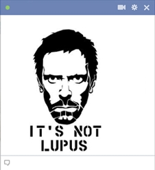 Dr House lupus emoticon