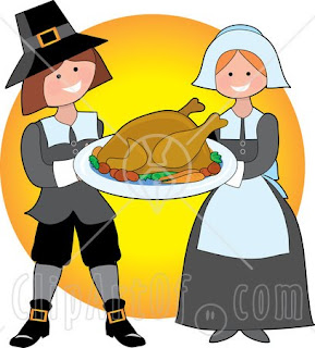 Thanksgiving Pilgrim Couple Cards