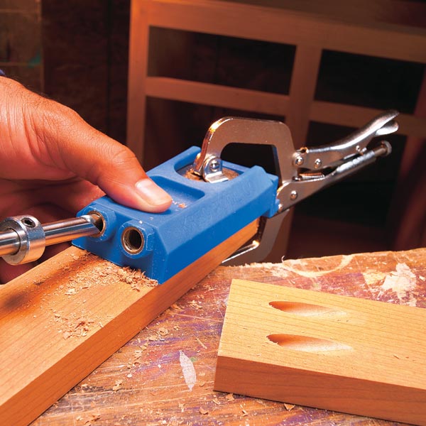 One of the best systems for joining wood is the Kreg Jig.