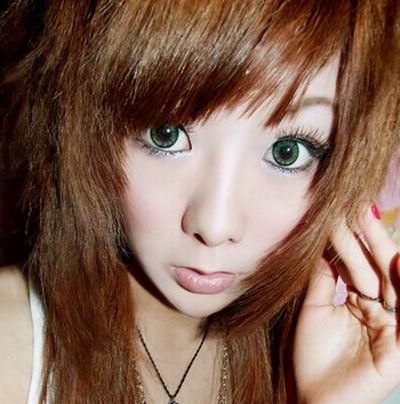 asian style hair girl. If a Kawaii hair style is